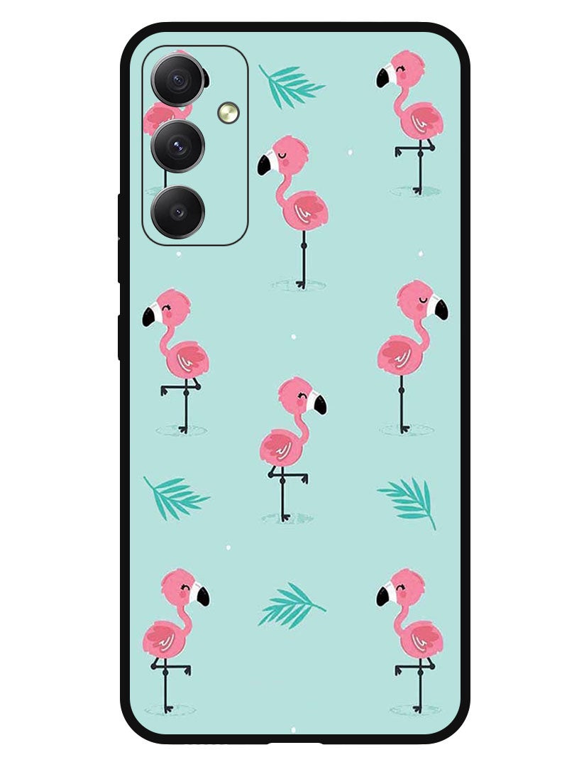 Theodor Protective Case Anti Scratch Shock Proof Bumper Cover For Samsung Galaxy M54 Flamingo Pattern - Image 1