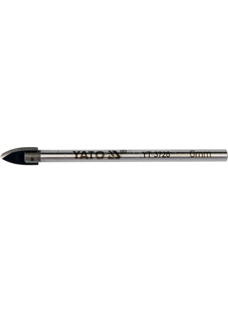 Yato YATO Glass and Tile Drill Bit 6mm Sliding Card  YT-3726 