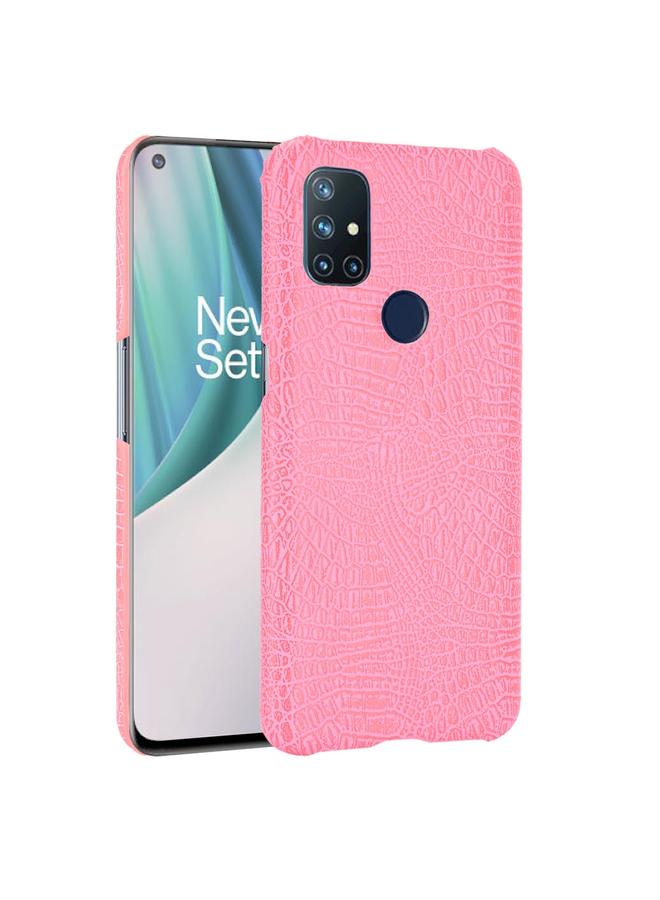 اس-توب جراب لهاتف OnePlus Nord N10 مقاوم للصدمات مصنوع من جلد التمساح والبولي يوريثان - Image 1