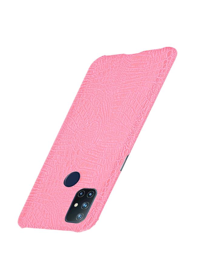 اس-توب جراب لهاتف OnePlus Nord N10 مقاوم للصدمات مصنوع من جلد التمساح والبولي يوريثان - Image 3