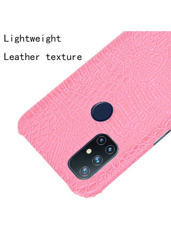 اس-توب جراب لهاتف OnePlus Nord N10 مقاوم للصدمات مصنوع من جلد التمساح والبولي يوريثان - Image 4