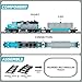 MOCBROPCS Train Building Block Set Freight Cargo Internal Combustion Locomotive Model Building Toys Gift for Kids Age 8Adult 1078 Pieces with 32 Rails and Rechargeable Motor - Image 3