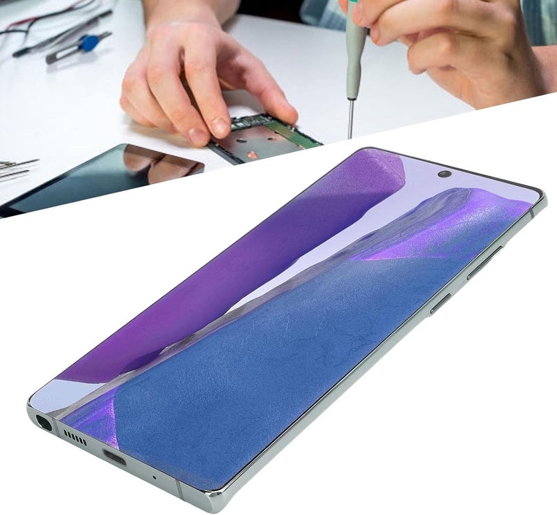 استبدال شاشة LCD لهاتف Note 20 5G و Note 20 4G، مجموعة الرقمنة مع أداة التفكيك، بصمة الإصبع، الإطار، اختبار QC صارم قبل الشحن (أخضر) - Image 5