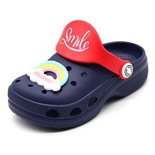 SVAAR Attractive Clog Shoes for Boys & Girls, Indoor & Outdoor Sandals Clogs for Kids Navy Blue - 3 UK - Image 3