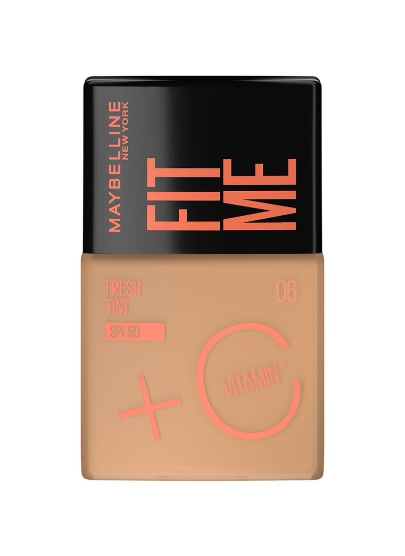 مايبيلين نيويورك، Fit Me Fresh Tint SPF 50 مع فيتامين C لتفتيح البشرة، 06 - pzsku/Z6F37D8D20B6D42E257FAZ/45/_/1662101749/dce78fde-edbf-4a0c-95e3-caf40400f2c5