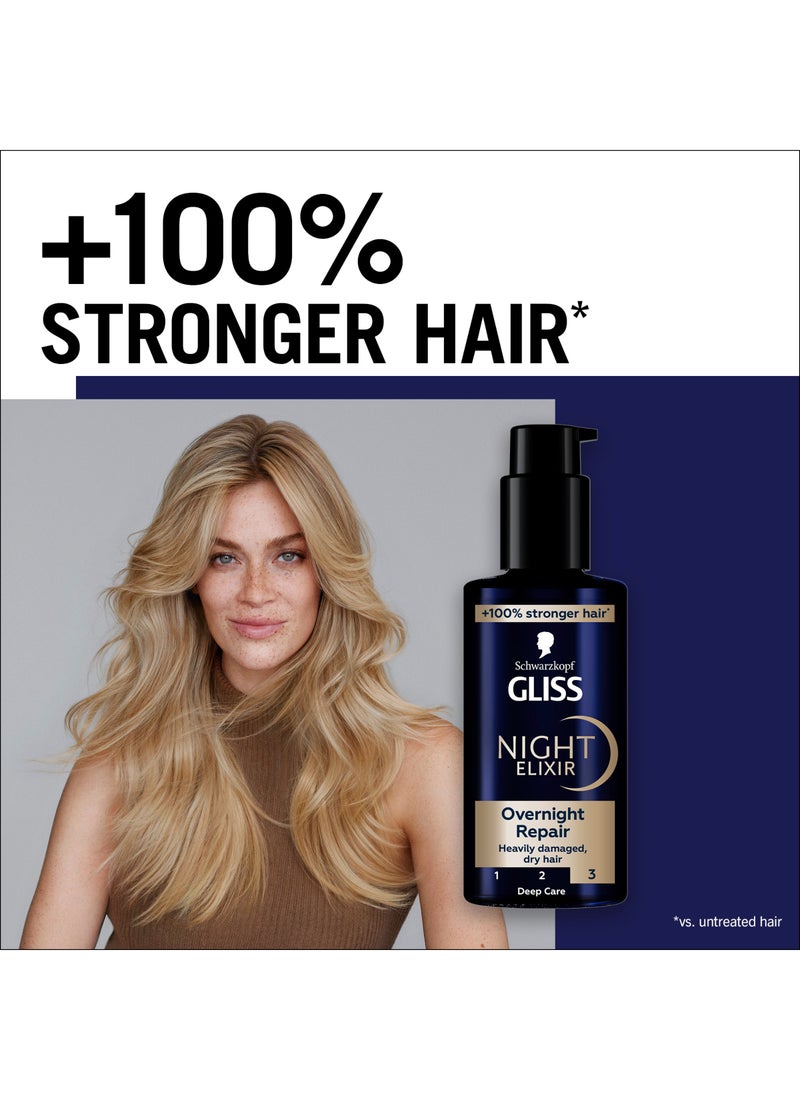 Gliss Night Elixir Overnight Repair 100ml - Image 3