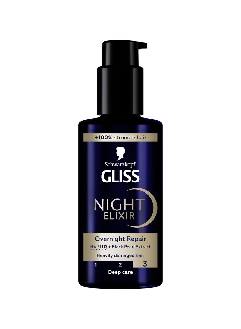 Gliss Night Elixir Overnight Repair 100ml - Image 1