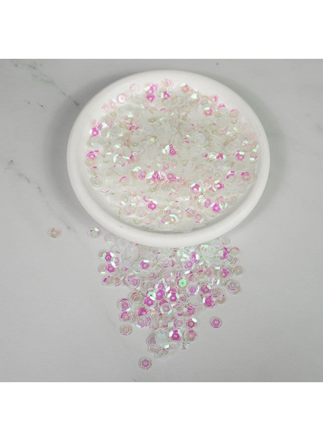 Bilipala Bulk Clear Sequins Crystal Iridescent Spangles For Diy Crafts Embroidery 6Mm About 3000 Pieces - Image 4