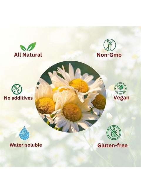 Chamomile Extract Powder 10:1 Strength Apigenin Supplement 8 oz. Herbal Extract