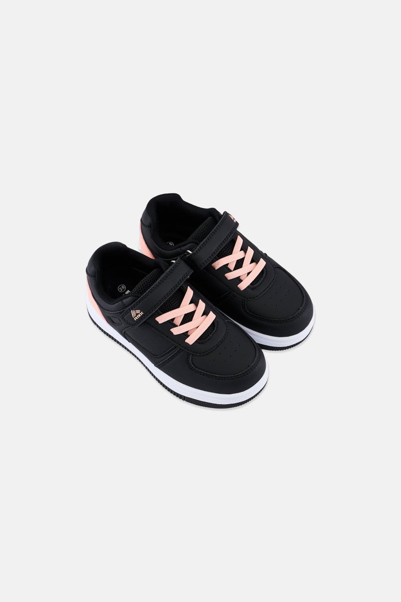 RBX Kids Girl Velcro Closure Outdoor Shoes, Black - Image 2