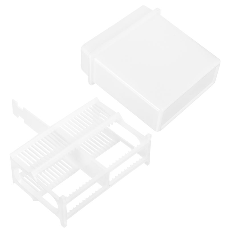 1 Set Laboratory Microscope Slides Staining Rack Slides Staining Jar Storage Rack - Image 4