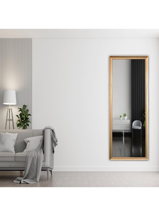 Lumina Mirror Full Length Stand 160 x 60 cm – Standing, Hanging or Leaning Against Wall, Large Rectangle Bedroom & Dressing Mirror, Wall-Mounted Floor Mirror with PVC Frame - Image 3