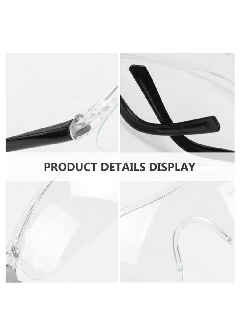 Transparent Eyes Protective Glasses Full Eyes Protection Goggles for Kids men and women, Prevent Droplets and Waterproof, Windbreak sand for Outdoor, Bike Race, Travel, Pool Swimming Party - Image 4