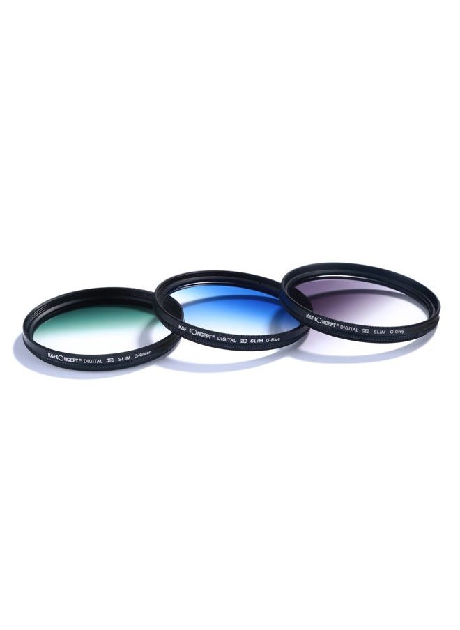 K&F Concept 62mm UV CPL FLD Graduated Filter Lens Accessory 9pcs Filter Kit UV Protector Circular Polarizing Filter + Microfiber Lens Cleaning Cloth + Petal Lens Hood + Filter Bag Pouch  - Image 4