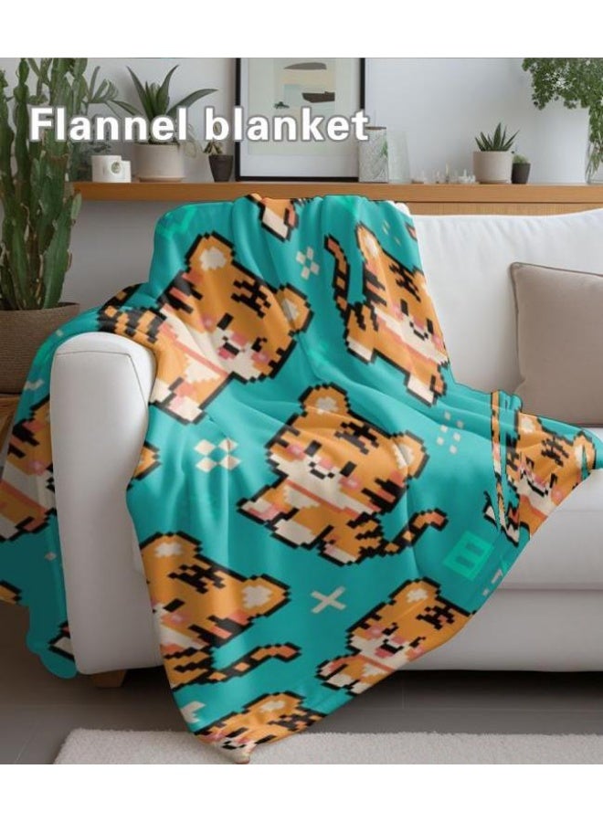 general Flannel thin blanket (warm and comfortable, suitable for sleep, gaming, dust removal and sandproof) 150cm*200cm - 112 - Image 5