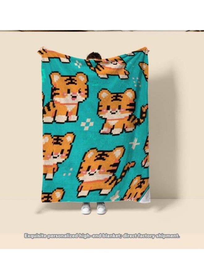 general Flannel thin blanket (warm and comfortable, suitable for sleep, gaming, dust removal and sandproof) 150cm*200cm - 112 - Image 3