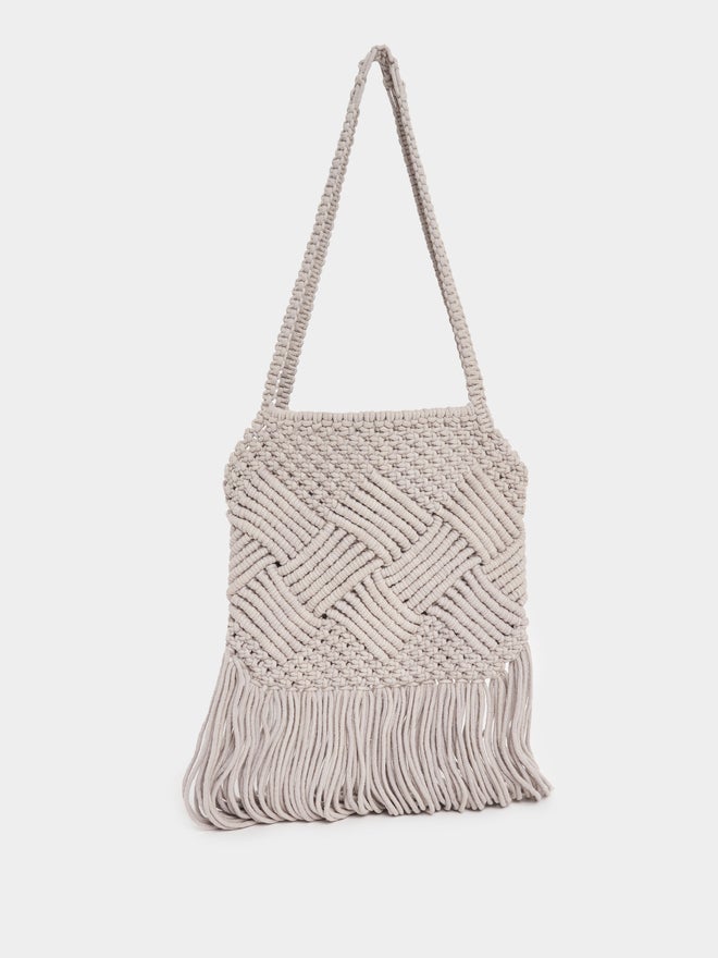 Styli Styli Weave Pattern Crochet Shoulder Bag - Image 4
