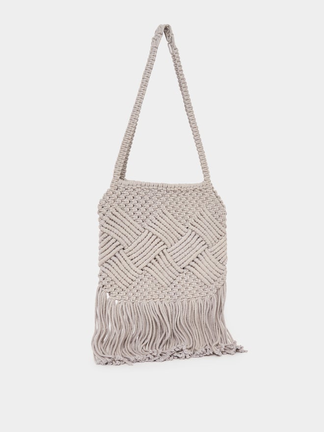 Styli Styli Weave Pattern Crochet Shoulder Bag - Image 1