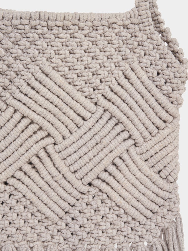 Styli Styli Weave Pattern Crochet Shoulder Bag - Image 5