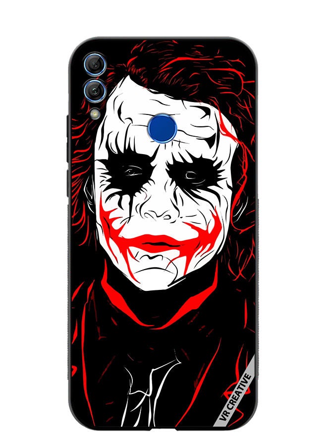 Protective Case Cover For Honor 10 Lite Joker Design Multicolour