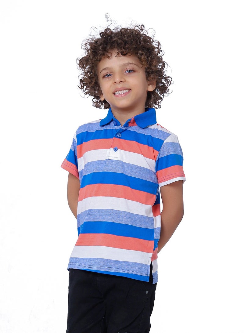 BEBO Boys' polo T-shirt, half sleeves - Image 1