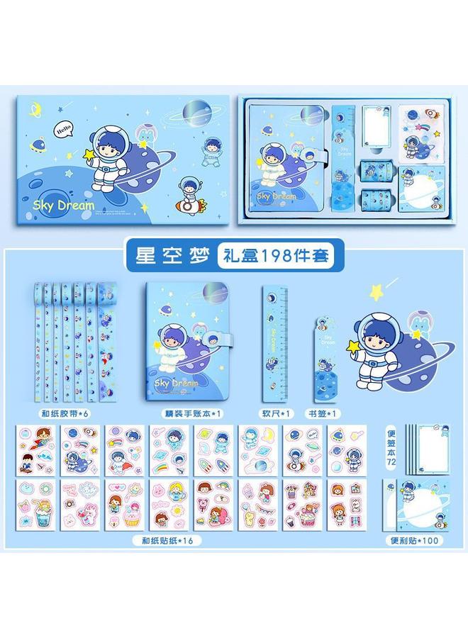 Bluejw Net Red Hand Ledger Suit Cute Girl Diary Walking Stick Material Tool Material Tape Sticker Gift Box To Zhe - Image 1