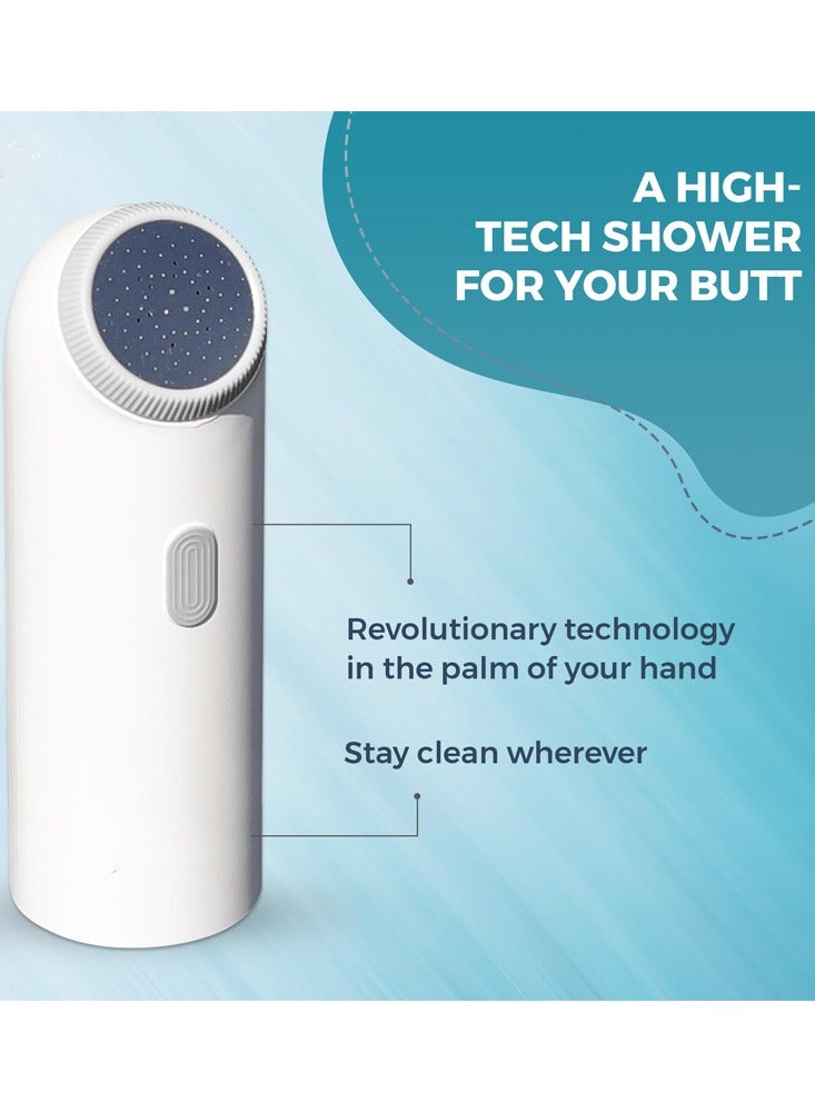 Meiyilan Electric Travel Shattaf Portable Travel Bidet - Fits Any Water Bottle, Easy to Use - Sleek Design - Rechargeable and Waterproof 4 Spray Modes - Perfect for Camping, Desert Trips, Airplanes, Trains - Image 2