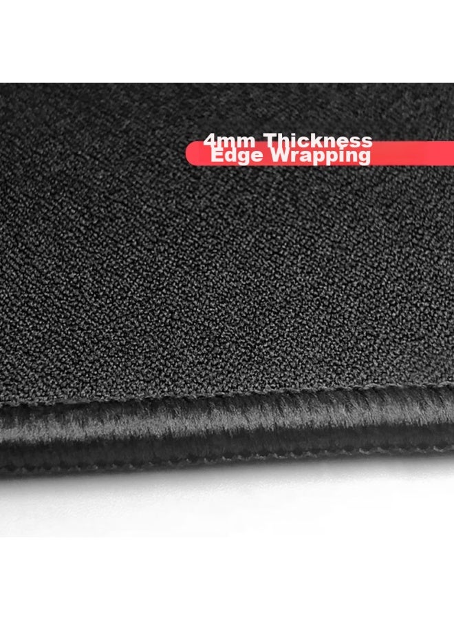 Lesailes Feidun Lesailes High-density Fiber Fine Surface Professional Gaming Mouse Pad, Medium-sized Edge-locked Computer Desk Mat, Red And Black, 300*250*4mm - Image 3