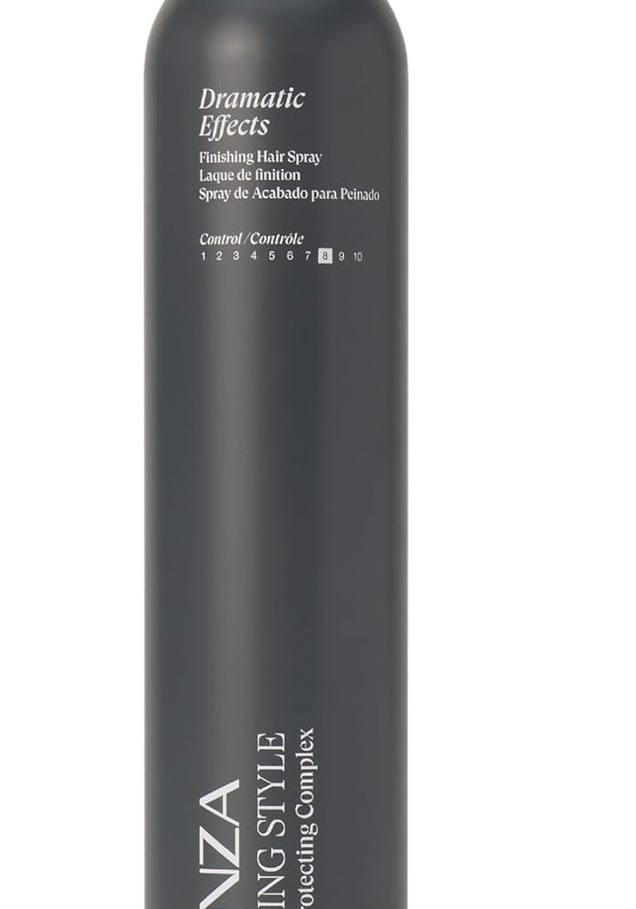 L'ANZA Healing Style Dramatic F/X Hair Spray - Strong Hold, Frizz Control, UV & Heat Protection (10.6 Ounce) - Image 1