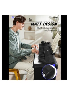 Donner Donner SE-1 88 Key Graded Hammer Action Weighted Digital Piano Arranger Keyboard with Stand  - Image 5