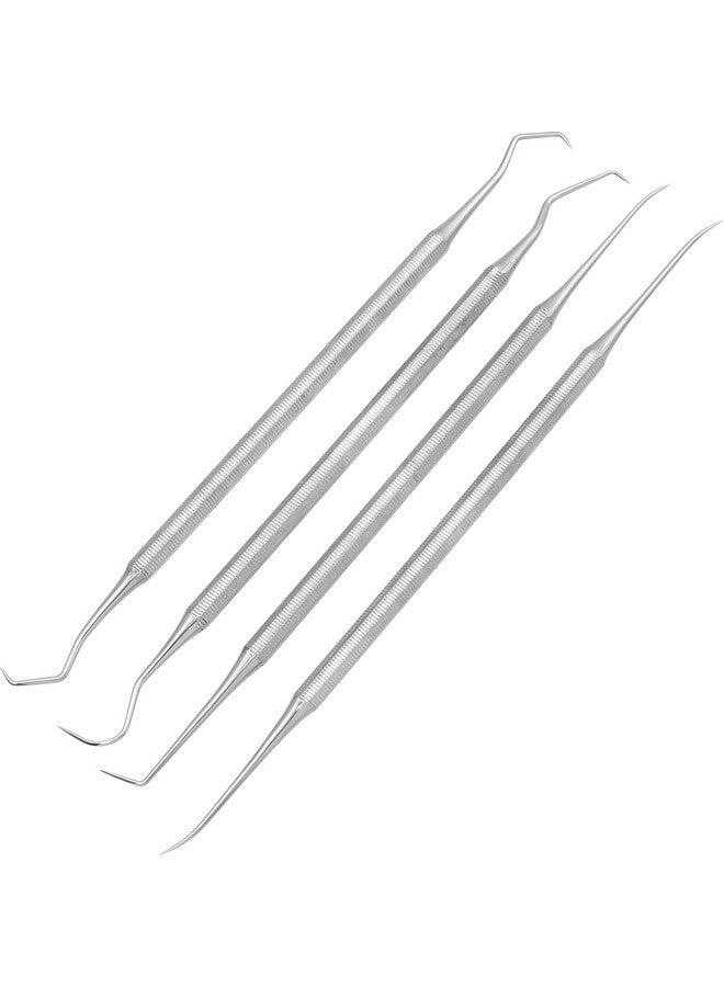 أتش تي أس 4 قطع من أدوات نحت الشمع والطين من الفولاذ المقاوم للصدأ - Image 1