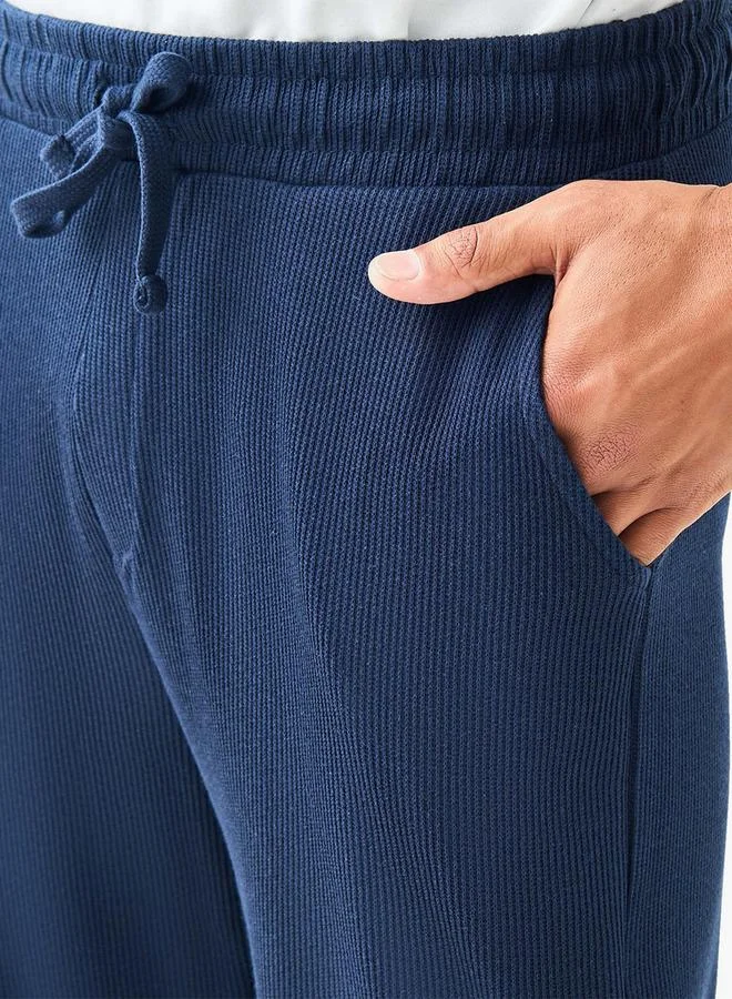 Splash FAV  Textured Lounge Pants with Pockets for Men | Best Price UAE