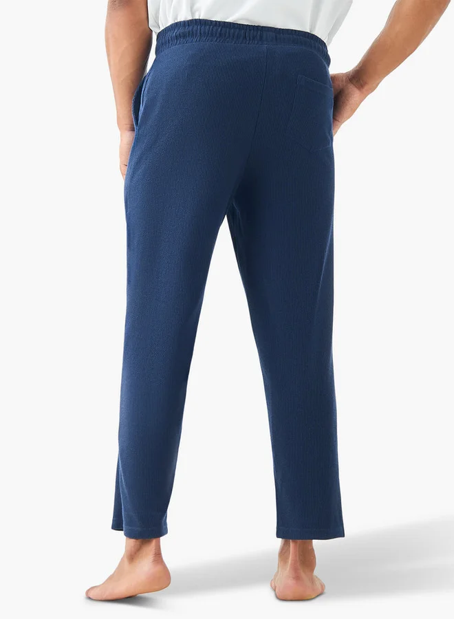 Splash FAV  Textured Lounge Pants with Pockets for Men | Best Price UAE