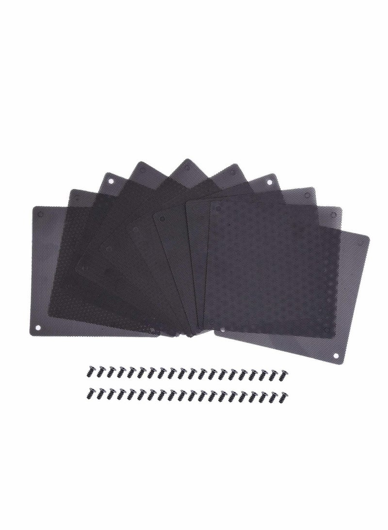 Y&D 120mm Electric Fan Dust Filter Filter Computer Cooler PVC Cover 10 Pcs* 40 Screws - Image 1