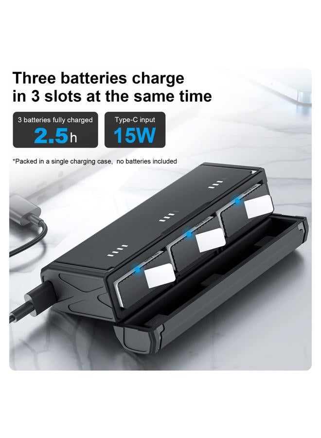 TELESIN شاحن بطارية TELESIN Enduro لجهاز GoPro 12 11 10 9، بحجم جيب مع مؤشر طاقة ذكي ومنفذ شحن جانبي لبطاريات Go Pro Enduro Hero 12 11 10 9 ملحقات الشحن الأصلية - Image 4