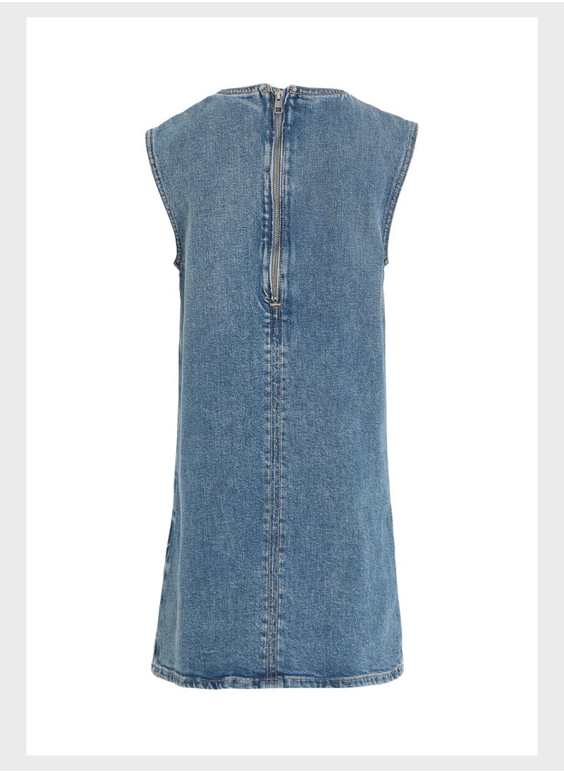 Calvin Klein Jeans - Kids V-Neck Midi Dress - Image 1