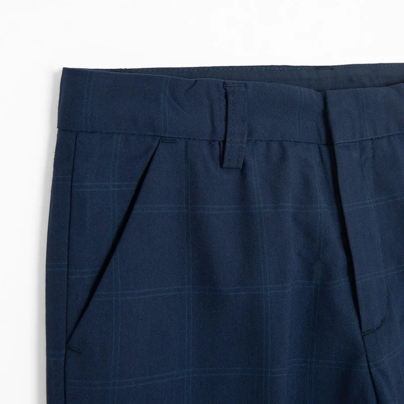 Cool Club by SMYK NAVY BLUE POLYESTER, VISCOSE TROUSERS