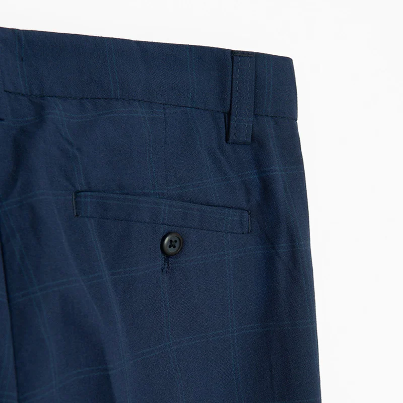 Cool Club by SMYK NAVY BLUE POLYESTER, VISCOSE TROUSERS