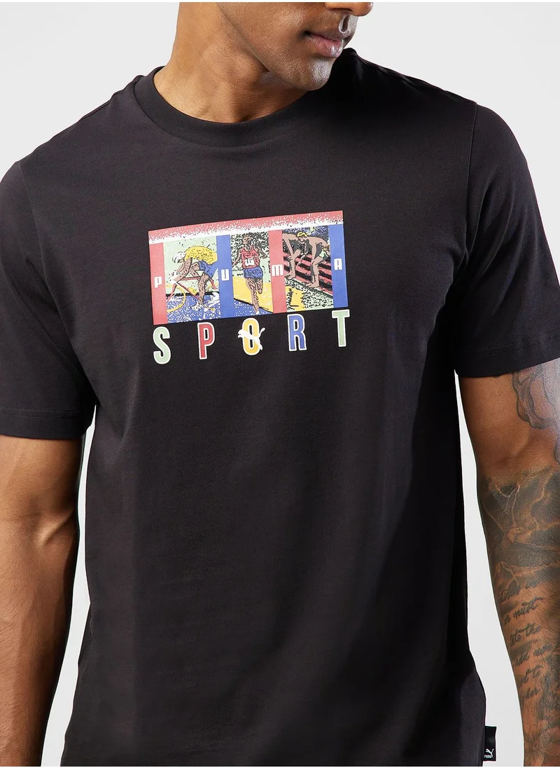 PUMA Graphics Sport T-Shirt