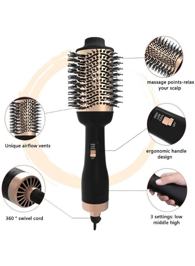 One Step Hair Dryer Brush & Volumizer Air Comb Roller Negative Ion Curling / Sight Hair Sightening Brush Comb - Image 3