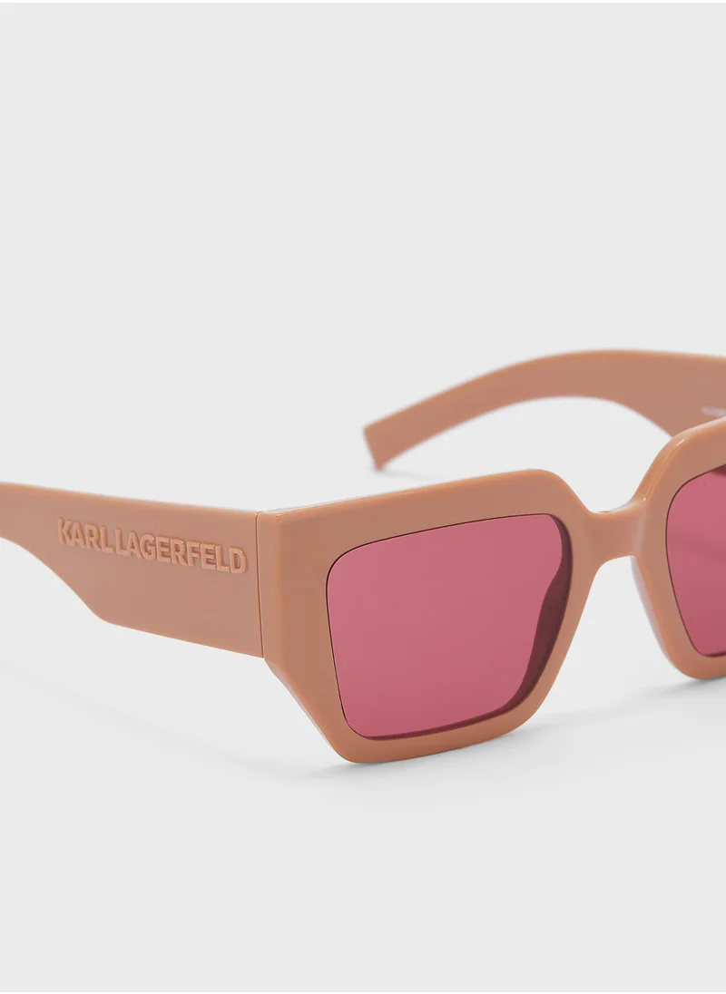 كارل لاغرفيلد Modified Rectangle Sunglasses