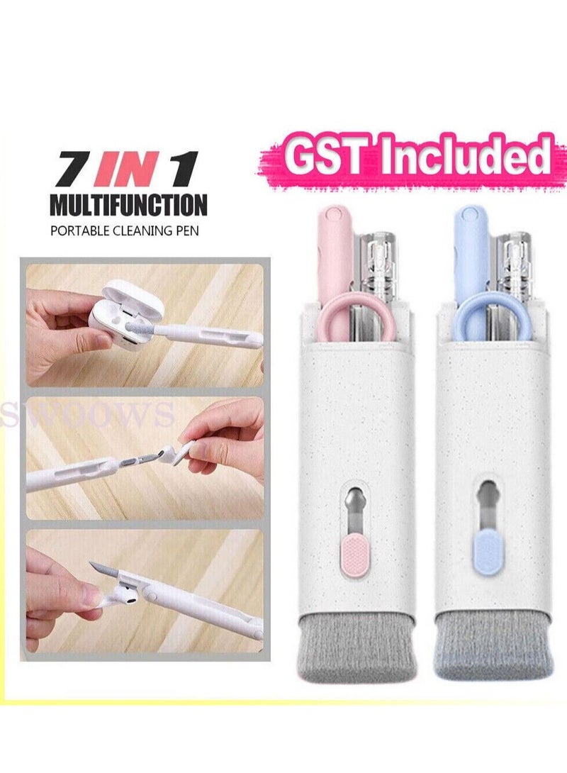 2pack 7 IN 1 Keyboard Cleaning Kit Laptop PC Earphone Cleaner Brush Remover Key Puller - Image 4