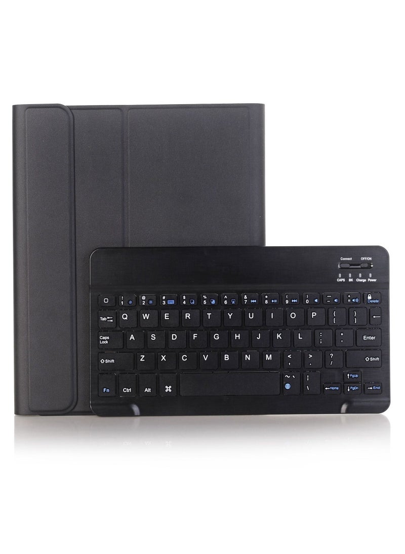 TEAM LUXURY Lightweight Smart Cover with Magnetically Detachable Wireless Keyboard for Honor Pad 8 Black 