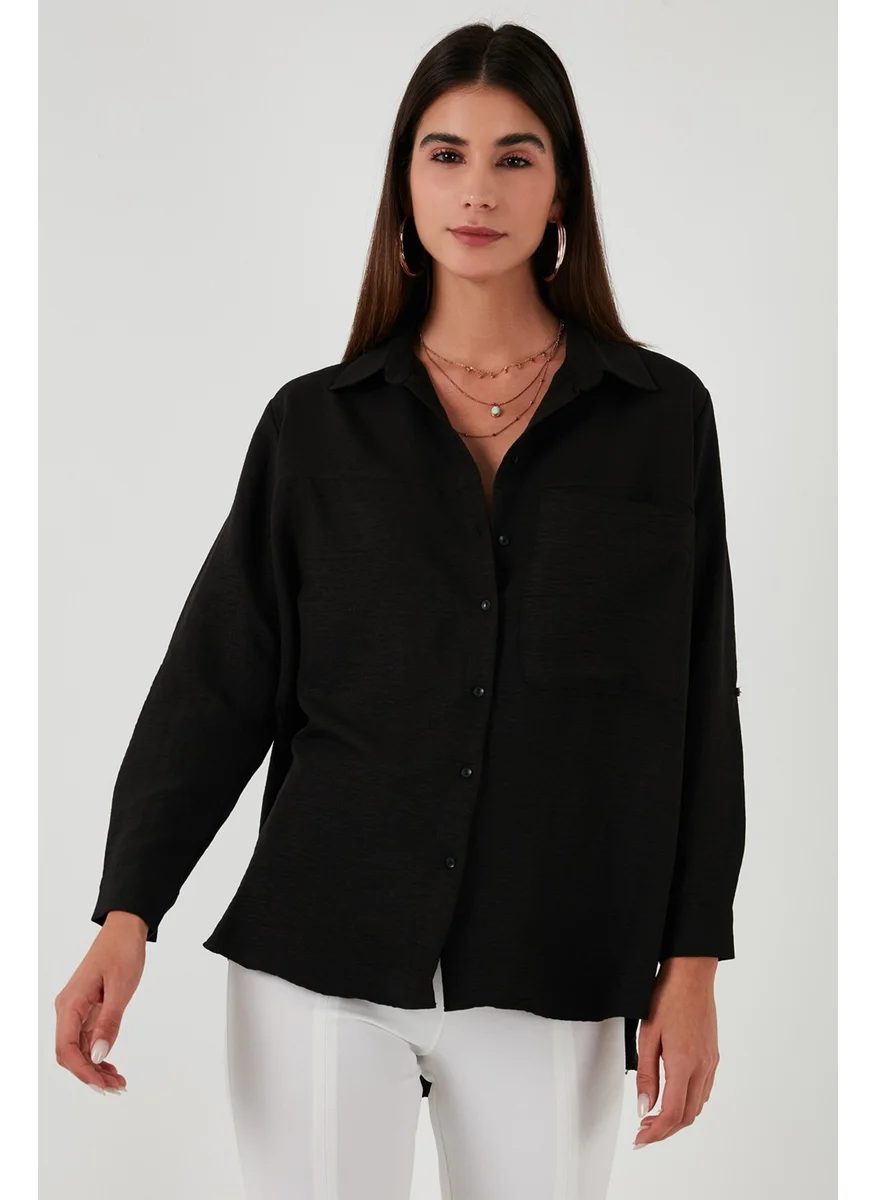 Lela Relaxed Fit Single Pocket Shirt Women's Shirt 67040852S4