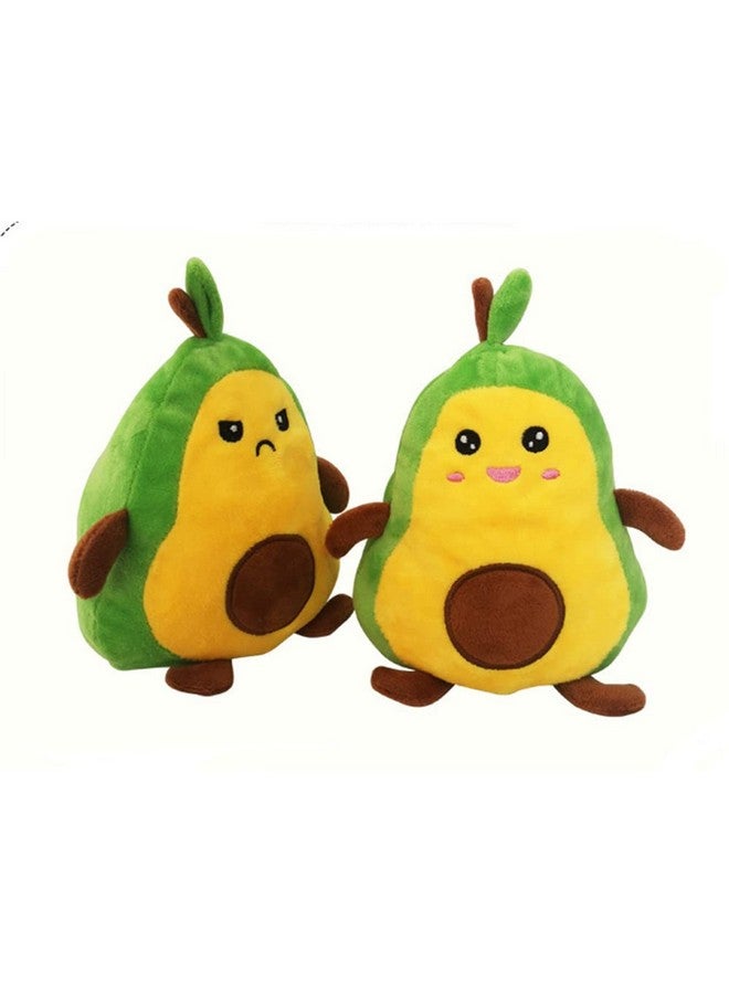 OUKEYI Avocado Plushie Toys Stuffed Animal Mood Plush Double Sided Flip Show Your Mood Green And Yellow Show Your Mood Without Saying A Word - Image 1