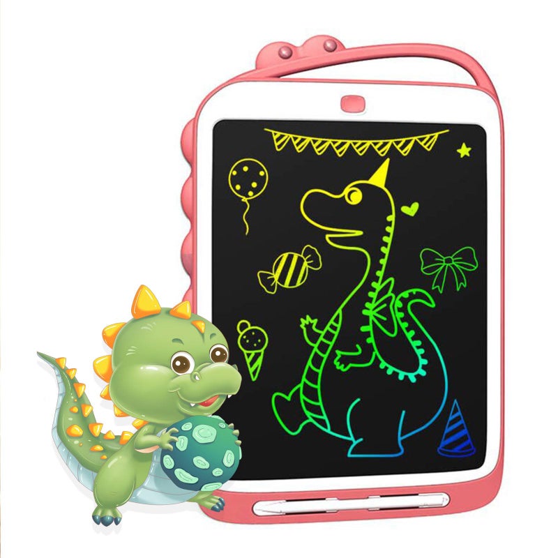TEROW LCD Writing Tablet for Kids Toddler Doodle Board Drawing Pad for Girls Boys 26 Years Old 125 Inch Education Gaming Reusable Tablet Toys Birthday Gift Writing Board for ToddlersPink - Image 2