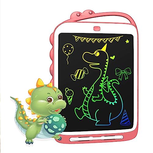 TEROW LCD Writing Tablet for Kids Toddler Doodle Board Drawing Pad for Girls Boys 26 Years Old 125 Inch Education Gaming Reusable Tablet Toys Birthday Gift Writing Board for ToddlersPink - Image 1