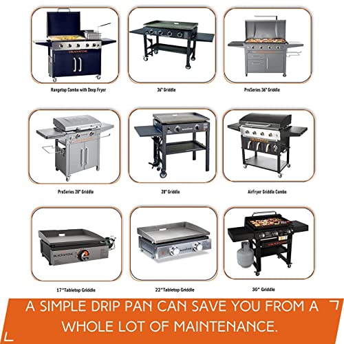Findful 30-Pack Blackstone Griddle Accessories Drip Pan Liners, Aluminum Foil Pan Disposable for 17" 22" 28" 36" Blackstone Griddle Drip Tray Holder Grill Rear Grease Catcher Cup Liners - Image 5