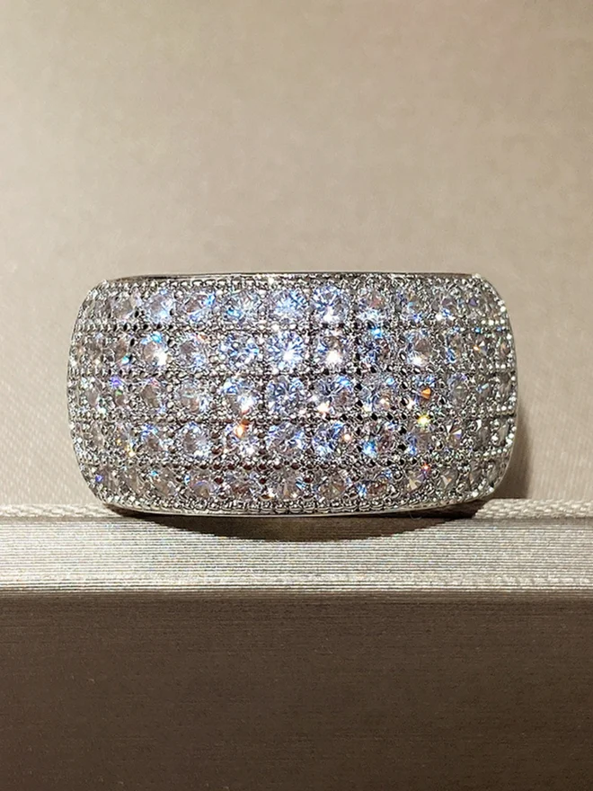 Styli  Embellished Pave Ring for Women | Best Price UAE