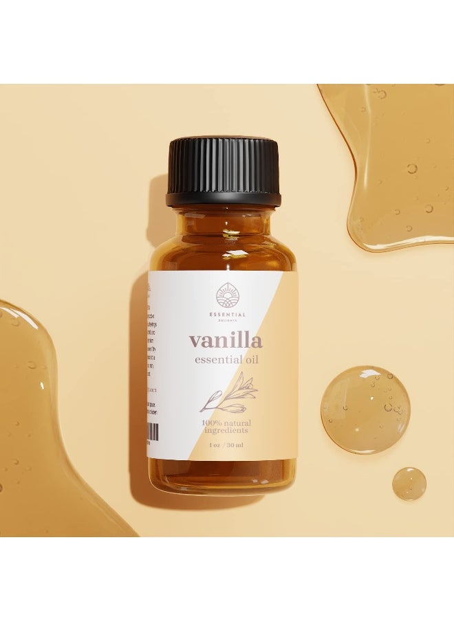 Essential Vanilla Essential Oil by Essential Delights - 100% Pure & Certified (1 oz.) | Pure Grade Distilled Vanilla Essential Oil  - Image 2